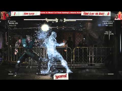 WB Round 1: YOMI SLAYER (Kung Jin) vs.  YOMI ATL Clint the Beast (Sub-Zero) - MKX; AKA Week 4