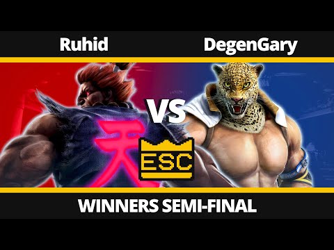 ESC 49 -EX- Winners Semi-Final - Ruhid (Akuma) Vs. DegenGary (King) - Tekken 7 UK Local Tournament