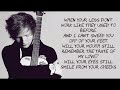 Thinking Out Loud Ed Sheeran Lyrics 