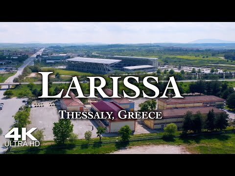 LARISSA 🇬🇷 Λάρισα Drone Aerial 4K | Larisa GREECE Ελλαδα