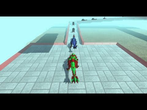 Gigan Final War VS Gian Death Run - Animal Revolt Battle Simulator