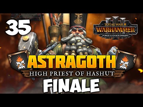 BLOOD OF HASHUT VICTORIOUS! Total War: Warhammer 3 - Astragoth Ironhand - Chaos Dwarf Campaign #35