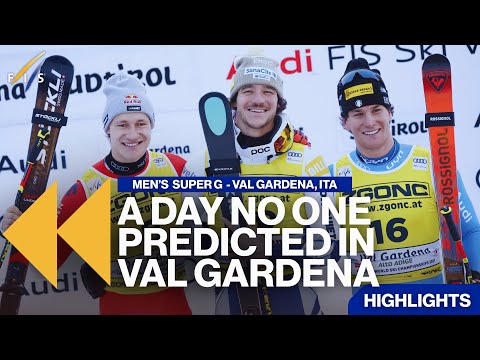 Zabystran Stuns the Field in Val Gardena | Highlights | FIS Alpine