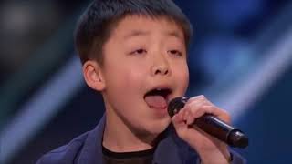 America&#39;s got talent Jeffrey Li &#39;You Raise me up&#39; and Kyle &#39;Hallelujah&#39; Gospel songs