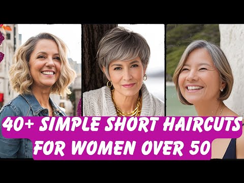 Simple Short Haircuts For Women Over 50 (Older Women Short Hairstyles 2023)
