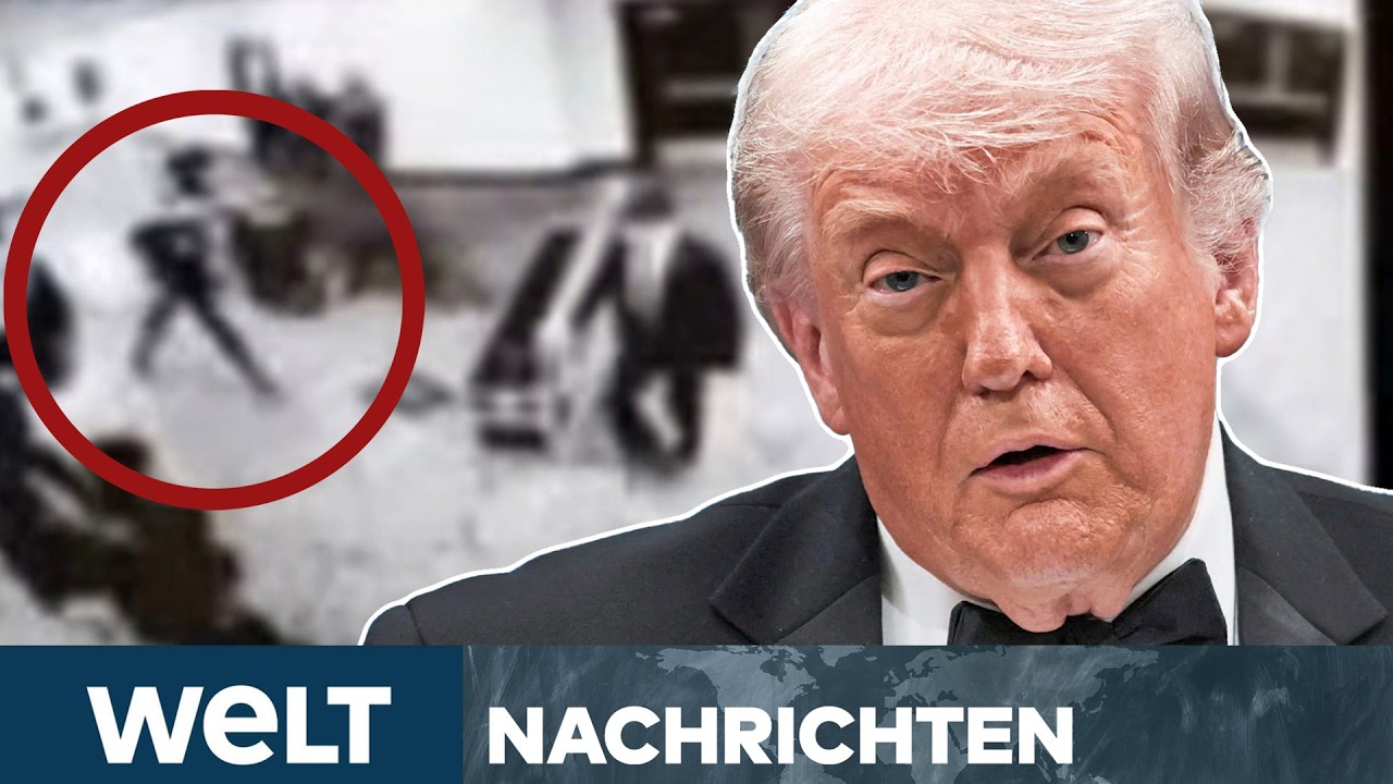 WASHINGTON: Panne bei Security?! Attentäter stürmt Hotel Hilton bei Dinner mit Trump | WELT STREAM