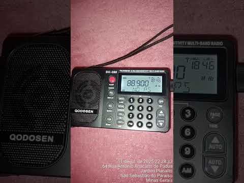 CLUBE FM 88,9 SÃO JOSÉ DO RIO PRETO / NEVES PAULISTA CAPTADA EM S.S DO PARAÍSO MG