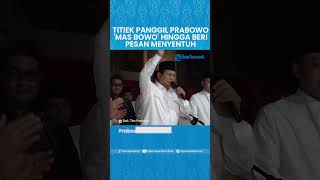 Penuh Doa & Harapan, Begini Pesan Menyentuh Titiek Soeharto untuk Prabowo seusai Menang Pilpres 2024