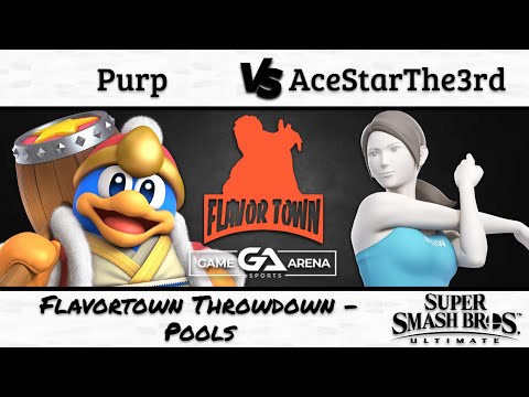 Flavortown Throwdown: Purp (King Dedede) vs. AceStarThe3rd (Wii Fit Trainer) - Pools