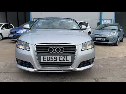 Audi A3 Silver Convertible