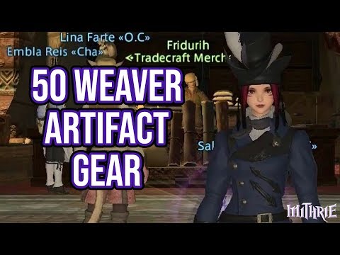 FFXIV 2.0 0079 Weaver Quest Level 50 + Artifact Gear