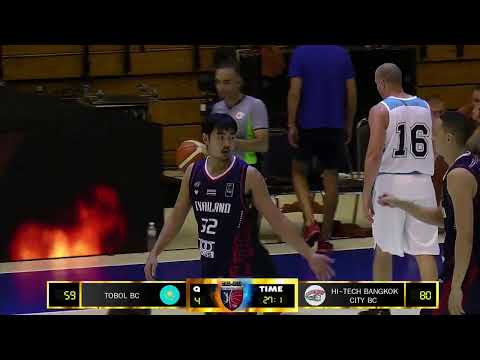 คู่ที่ 4 เวลา 18.00 : TOBOL BC  vs  HI-TECH BANGKOK CITY BC ( SAT SISAKET BASKETBALL WORLD INVITATIO