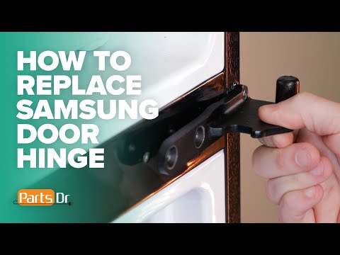 How to replace Samsung middle right door hinge part # DA97-12659C