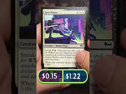 Ham-Man Reviews - Teenage Mutant Ninja Turtles - Magic the Gathering  Pack Opening - Part 2 #mtg
