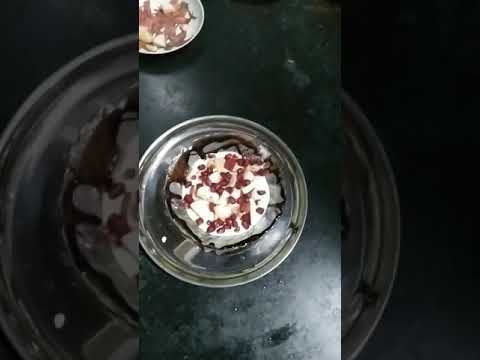 Tasty  Ice cream salad without fire # By  Harshitha CP😋😋🍧🍧