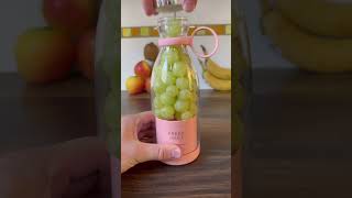 Fresh Grape Juice 🍇😍#freshjuice #smoothie #sommer #blenderbottle #US #wellness #fyp #miniblender