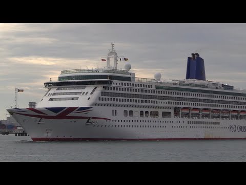 Thumbnail for P&O AURORA DEPARTS FOR A MEDITERRANEAN CRUISE 02/10/25