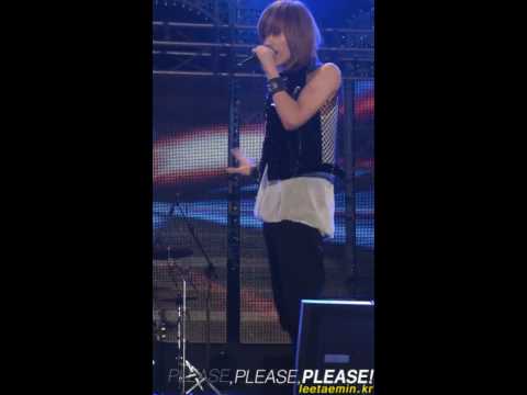 100803 Taemin Replay fancam @  Cool Summer Concert