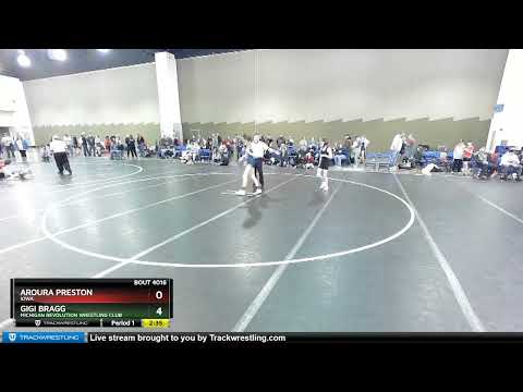 100 Lbs Round 2 - Aroura Preston, Iowa Vs Gigi Bragg, Michigan Revolution Wrestling Club 9f0e
