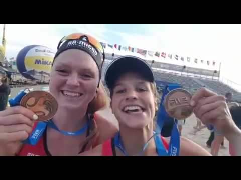 Laboureur/Sude holen Bronze beim FIVB-Event in Huntington Beach 2018