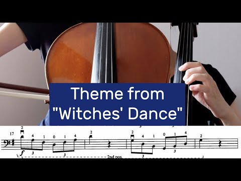 9. Theme from "Witches' Dance" - Suzuki Cello Book 2 Tutorial