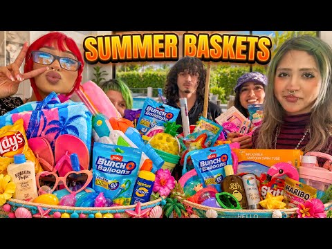 WE MADE EACH OTHER SUMMER BASKETS