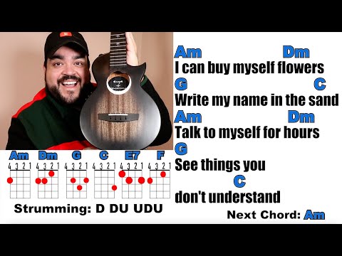 FLOWERS - Miley Cyrus (Ukulele Play Along with Chords and Lyrics)