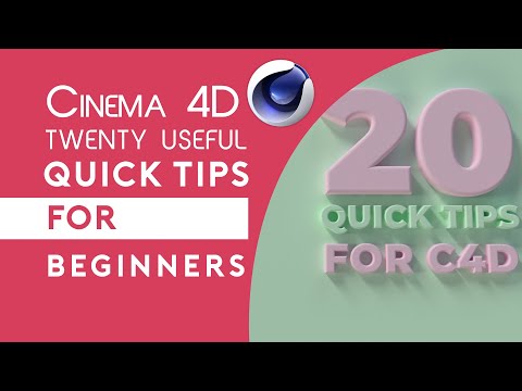 20 Cinema 4D Quick Tips For Beginners