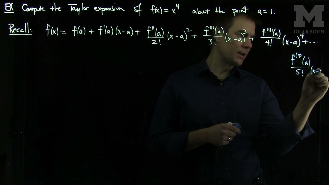The Taylor Series of a Polynomial   An Example
