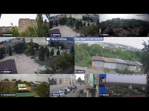 Live views from Ukraine 8/11/2022 B #Kharkiv #Kramatorsk #Bakhmut #Selydove