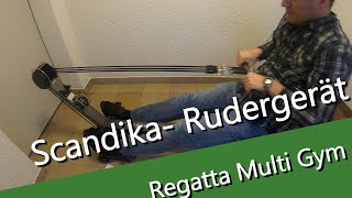 Scandika Rudergerät Regatta Multi Gym Poseidon - Unboxing - Aufbau
