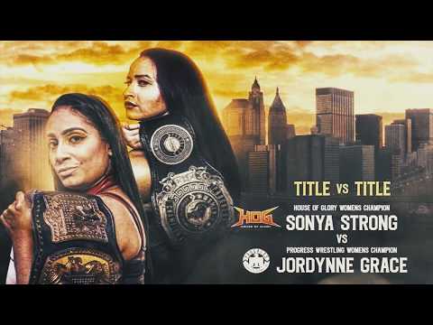 This Saturday: Jordynne Grace vs Sonya Stong - HOG vs Progress Womens Title vs Title Match