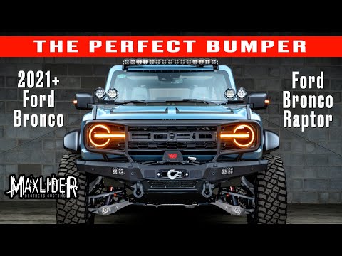 The PERFECT Modular Front Bumper For 2021+ Ford Bronco & Bronco Raptors - MAXLIDER Brothers Customs
