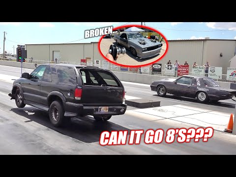 RACE WEEK Days 6 & 7 - Turning the Blazer Up For an 8 Second Run!!! Mullet Finally Breaks Down...