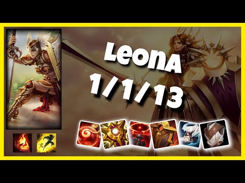 Leona vs Seraphine KOREAN Challenger SUPPORT (1/1/13) - v10.25