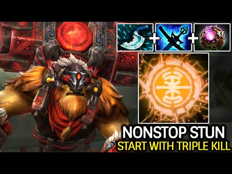 Earthshaker Overpowered Mid – Start with Triple Kill Dota 2