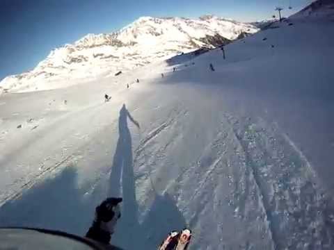 Stubaier Gletscher 2013 - Abfahrt Piste 10