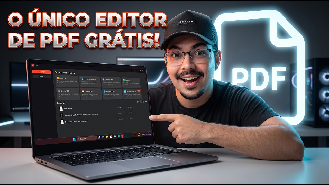 O ÚNICO EDITOR DE PDF GRÁTIS! JOPDF e ELE FAZ TUDO Sem Marca d'Água! 😱🔥 (Sem Limites)