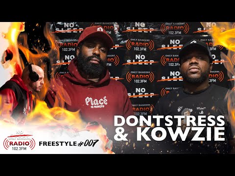 DONTSTRESS & KOWZIE w/ M-Press Live on No Sleep Radio 102.3FM • Freestyle 007