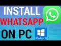 How To Get WhatsApp on PC