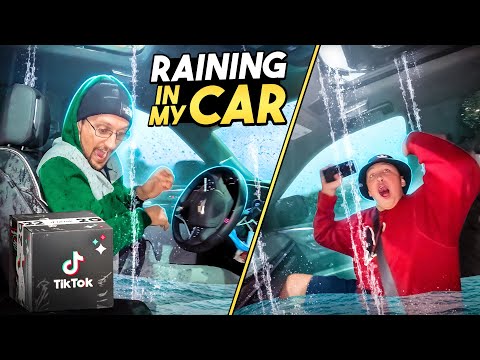 Raining inside my Car & We are Sorry Tik Tok (FV Family Vlog)
