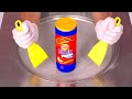 Potato Chips ASMR Lay S STAX Ice Cream Rolls How To Make Potato Chips To Rolled Fried Ice Cream