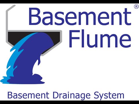 Basement Flume®  Drainage Installation
