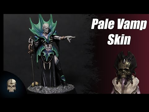 Hobby Tips: Colour Glazing Pale Skin on a Vampire for Soulblight Gravelords in Age of Sigmar