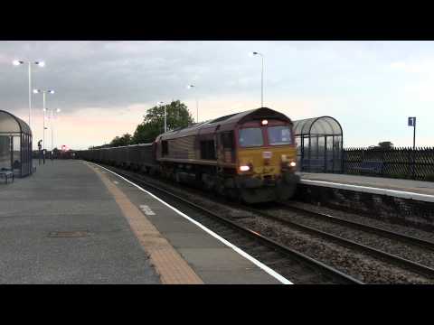 66134 6V02 Tees to Margam at Church Fenton 07/08/2015