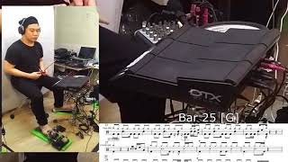 True Hero (本色英雄) Gao Jin feat Da Zhuang (高进 feat 大壮) Drum Cover with Drum Score by Silaslin