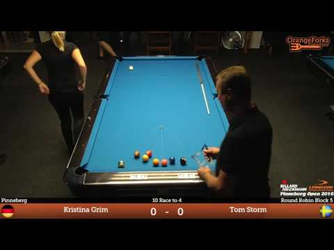 Kristina Grim (GER) v Tom Storm (SWE) | Pinneberg Open 2016 | Round Robin Block 5