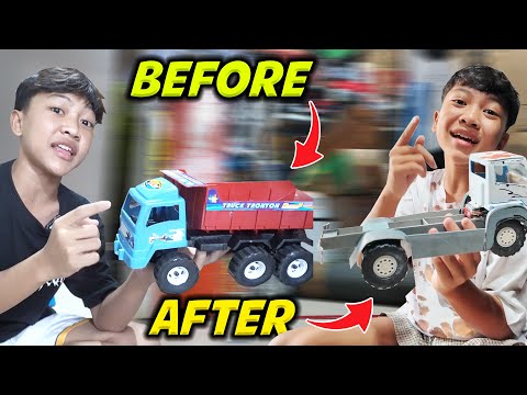 DIMAS MODIF TRUK PLASTIK JADI APA YA??
