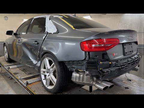 Audi S4 Side Impact Crash Repair | Full Quarter Panel Rebuild