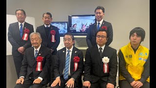 除雪機　オンライン贈呈式　(国際ロータリー第2680地区の皆様よりHONDA_除雪機を寄贈していただきました。当日は大雪の悪天候でしたが、金沢市と能登町をつなぐオンライン贈呈式を開催しました。)